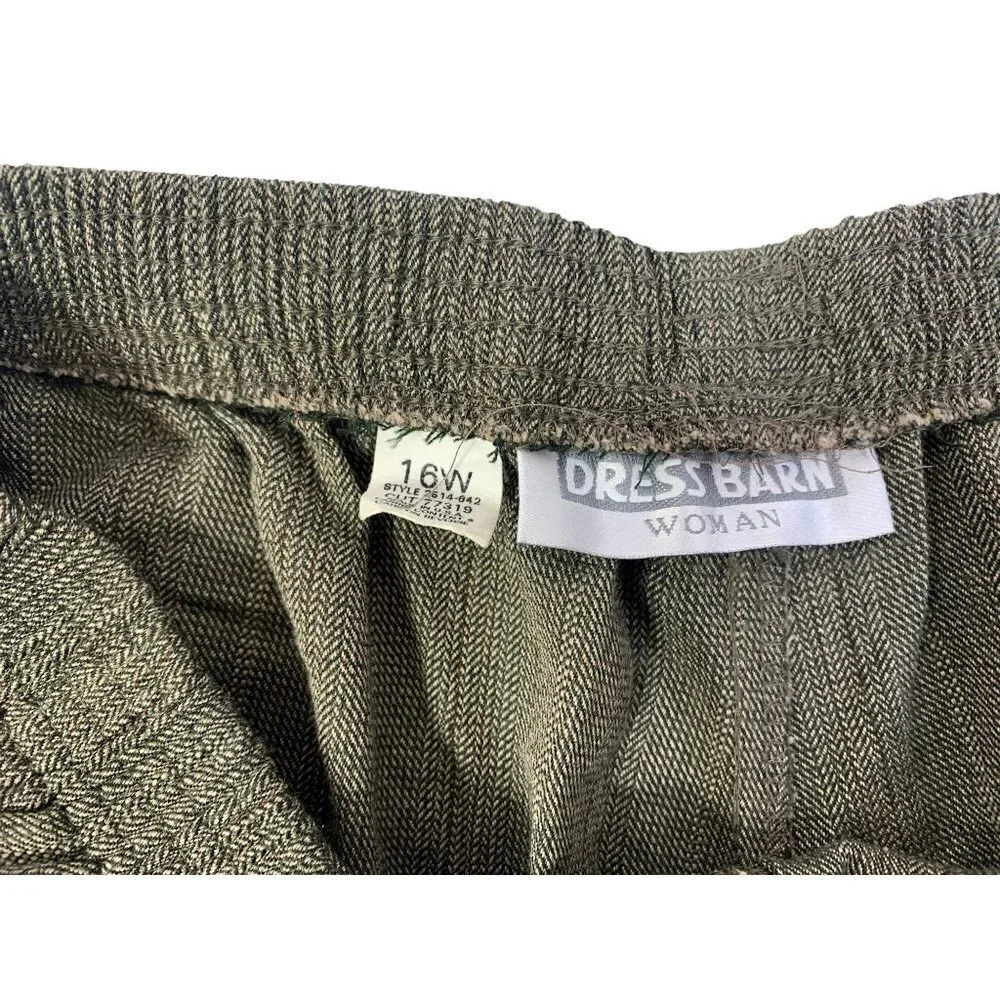 Dressbarn Women's Casual Brown Pants